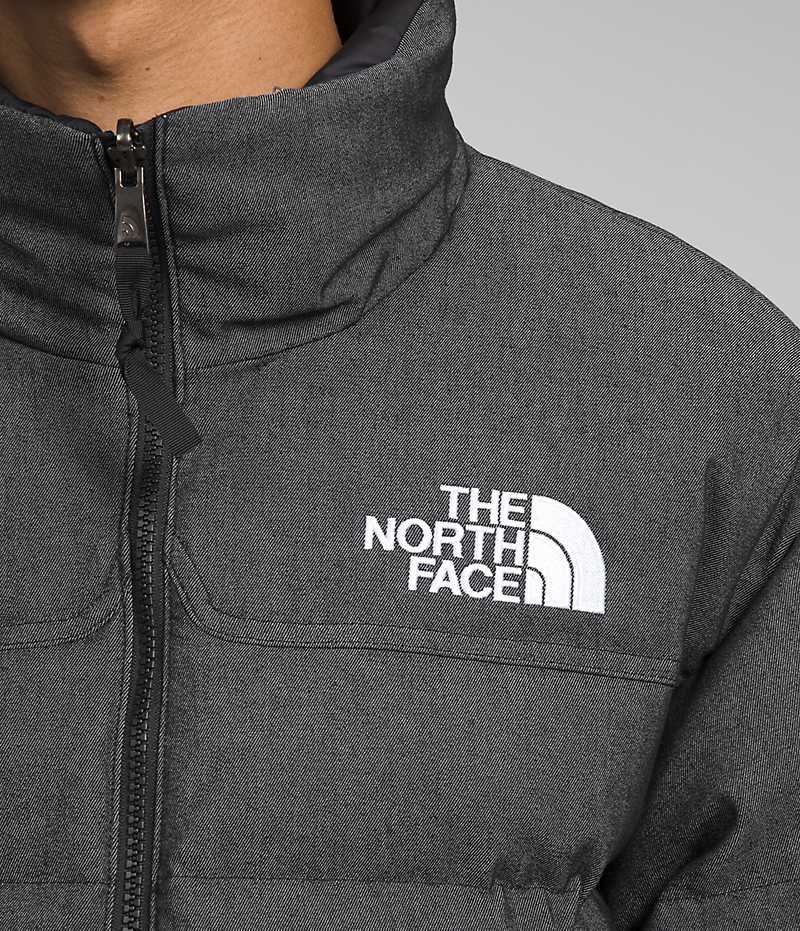 Μπουφαν Πουπουλενια ανδρικα The North Face ’92 Reversible Nuptse μαυρα | GREECE AQMRNJD