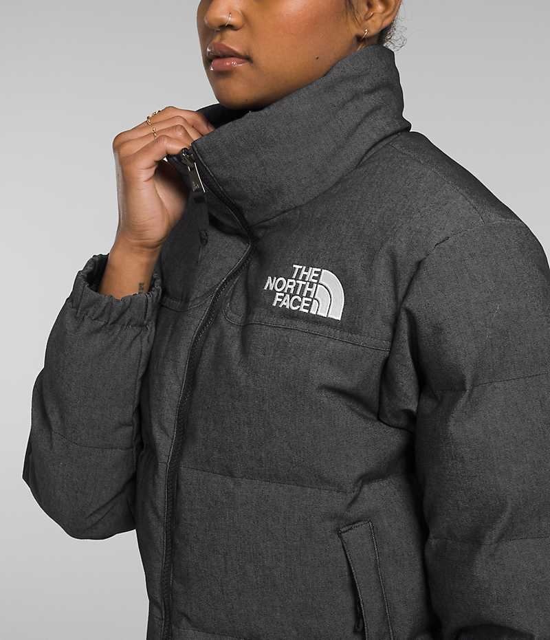 Μπουφαν Πουπουλενια γυναικεια The North Face ’92 Reversible Nuptse μαυρα | ATHENS ZJTPMKX