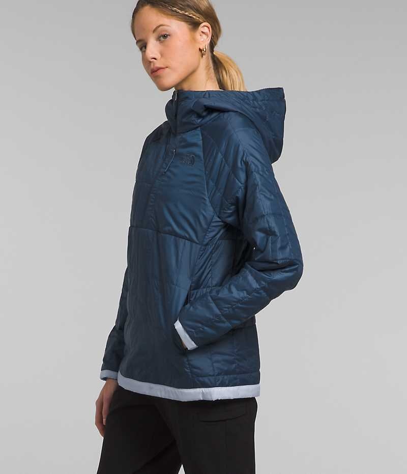 Μπουφαν Πουπουλενια γυναικεια The North Face Circaloft ¼-Zip Pullover μπλε | GR SICKQGL