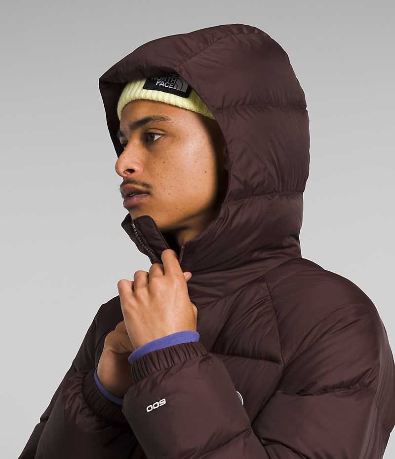 Μπουφαν Πουπουλενια ανδρικα The North Face Hydrenalite™ Hoodie μπορντο | ATHENS SHCETJL