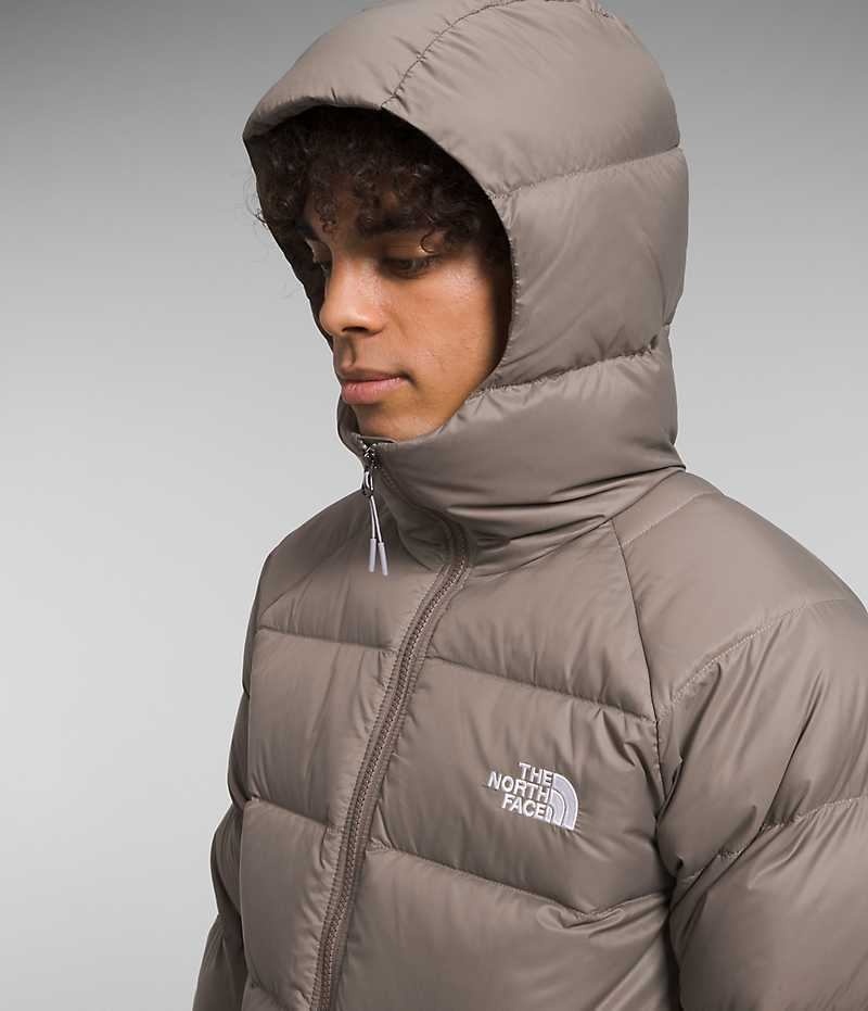 Μπουφαν Πουπουλενια ανδρικα The North Face Hydrenalite™ Hoodie καφε | GREECE IGTYKMO