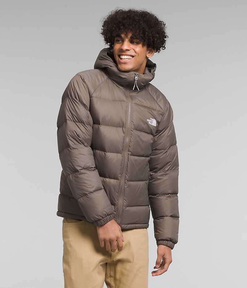 Μπουφαν Πουπουλενια ανδρικα The North Face Hydrenalite™ Hoodie καφε | GREECE IGTYKMO