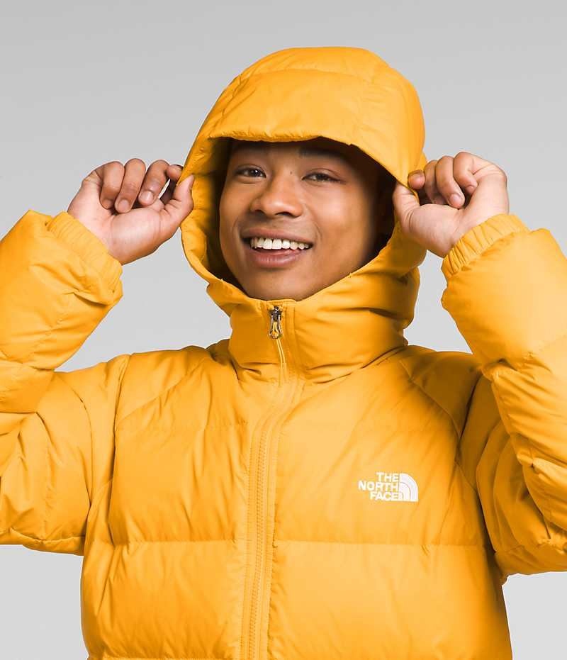 Μπουφαν Πουπουλενια ανδρικα The North Face Hydrenalite™ Hoodie χρυσο χρωμα | ATHENS JFWNTSE