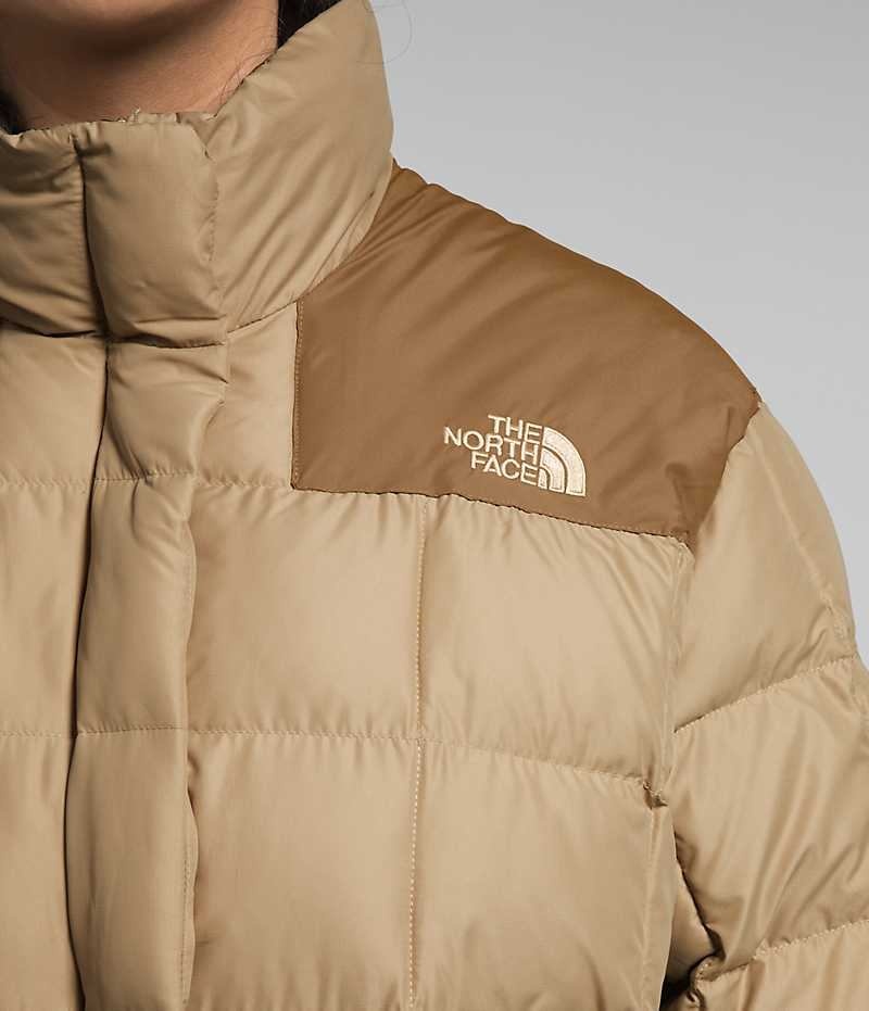 Μπουφαν Πουπουλενια γυναικεια The North Face Plus Lhotse Reversible Χακί | ATHENS TJHYVMC