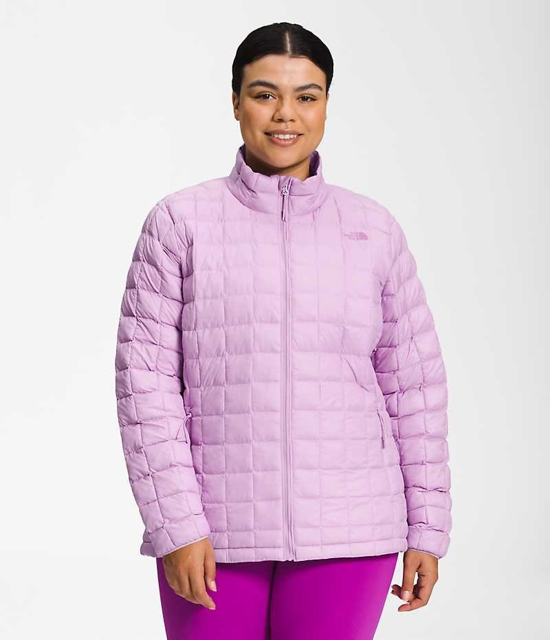 Μπουφαν Πουπουλενια γυναικεια The North Face Plus ThermoBall™ Eco 2.0 λεβάντα | ATHENS PRVYDLF