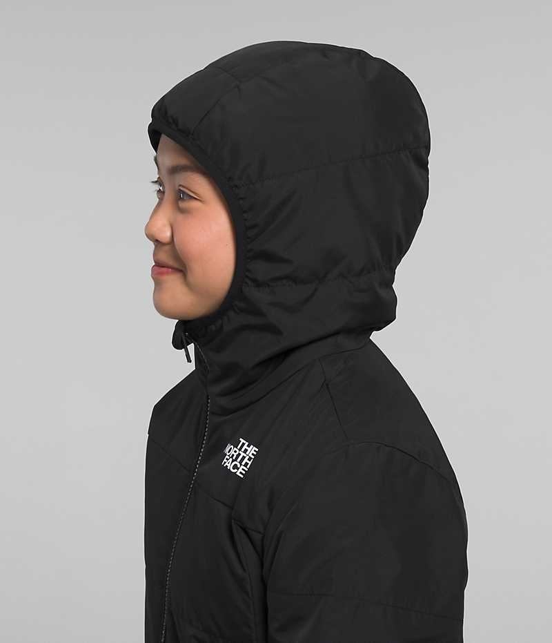 Παρκα για κοριτσια The North Face Reversible Mossbud μαυρα | ATHENS BZWAGFE