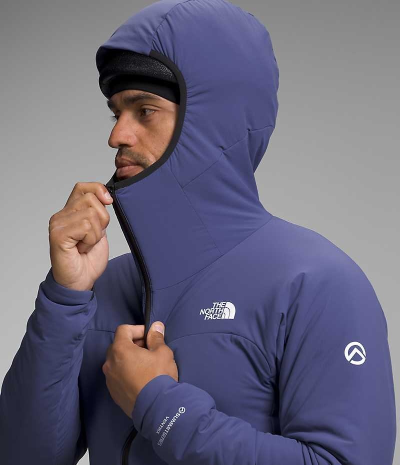 υβριδικά μπουφάν ανδρικα The North Face Summit Series Casaval Hoodie μπλε | GR JUTANGF