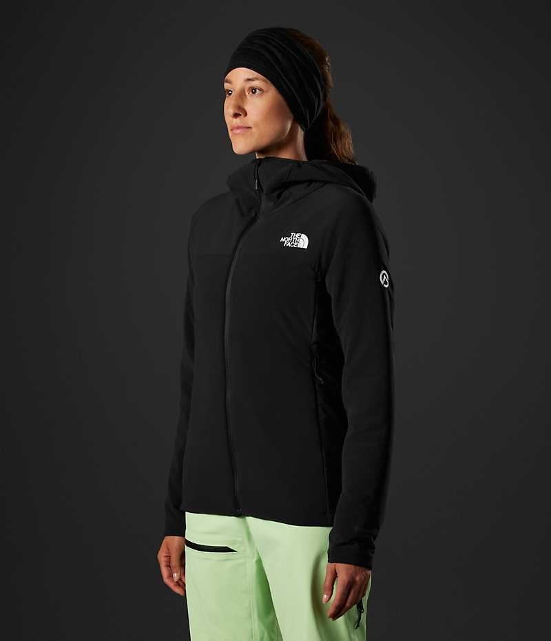 υβριδικά μπουφάν γυναικεια The North Face Summit Series Casaval Hoodie μαυρα | ATHENS AEGZNBW