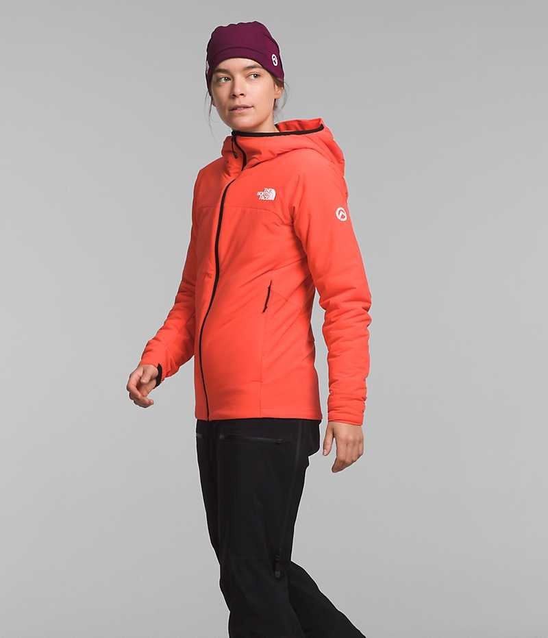 υβριδικά μπουφάν γυναικεια The North Face Summit Series Casaval Hoodie πορτοκαλι | GREECE BWVCIZN