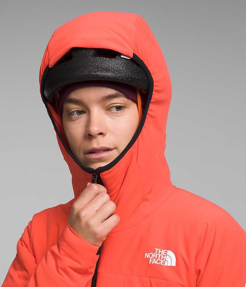 υβριδικά μπουφάν γυναικεια The North Face Summit Series Casaval Hoodie πορτοκαλι | GREECE BWVCIZN