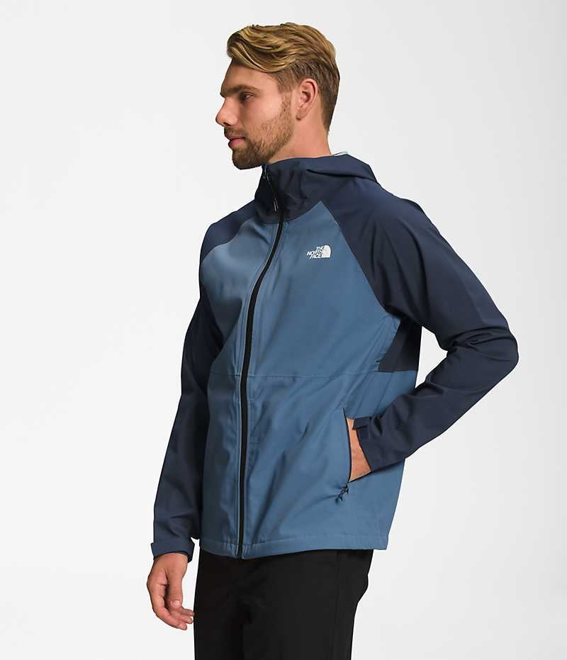 Αδιαβροχο Μπουφαν ανδρικα The North Face Valle Vista Stretch μπλε | GR TRNUJPC