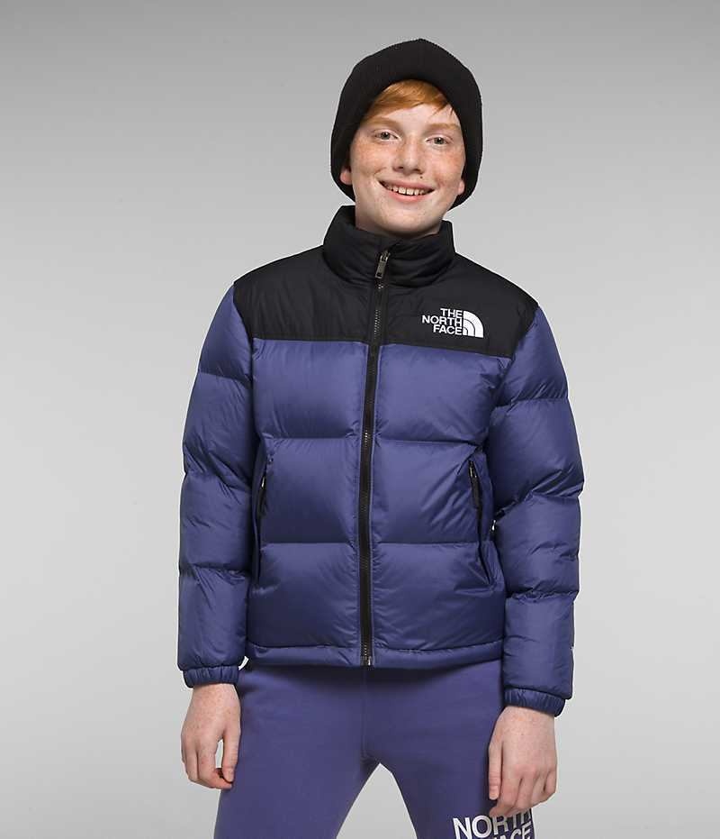 Μπουφαν Πουπουλενια για αγορια The North Face 1996 Retro Nuptse μπλε | GR ENVFXZC