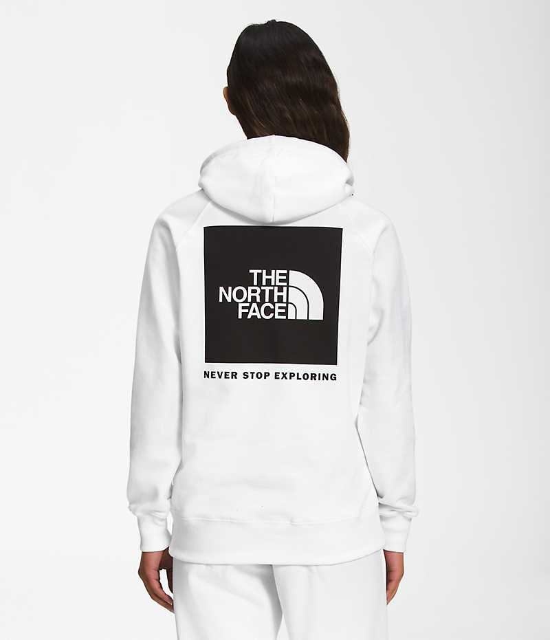 Φουτερ με Κουκουλα γυναικεια The North Face Box NSE Pullover ασπρα | ATHENS MDTLNSO