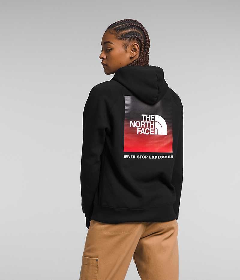 Φουτερ με Κουκουλα γυναικεια The North Face Box NSE Pullover μαυρα | GREECE FXOQUGB