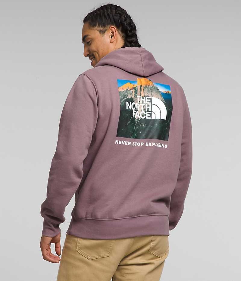 Φουτερ με Κουκουλα ανδρικα The North Face Box NSE Pullover φουξια | GREECE TFMOCPK