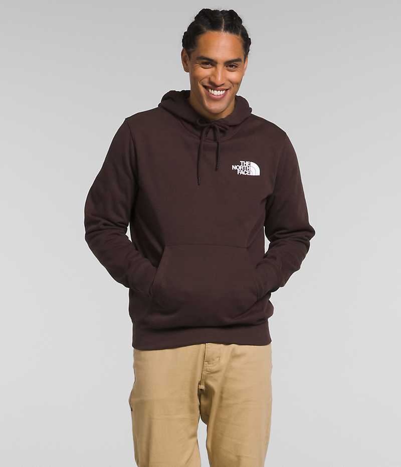 Φουτερ με Κουκουλα ανδρικα The North Face Box NSE Pullover καφε | GREECE DEXTKYM