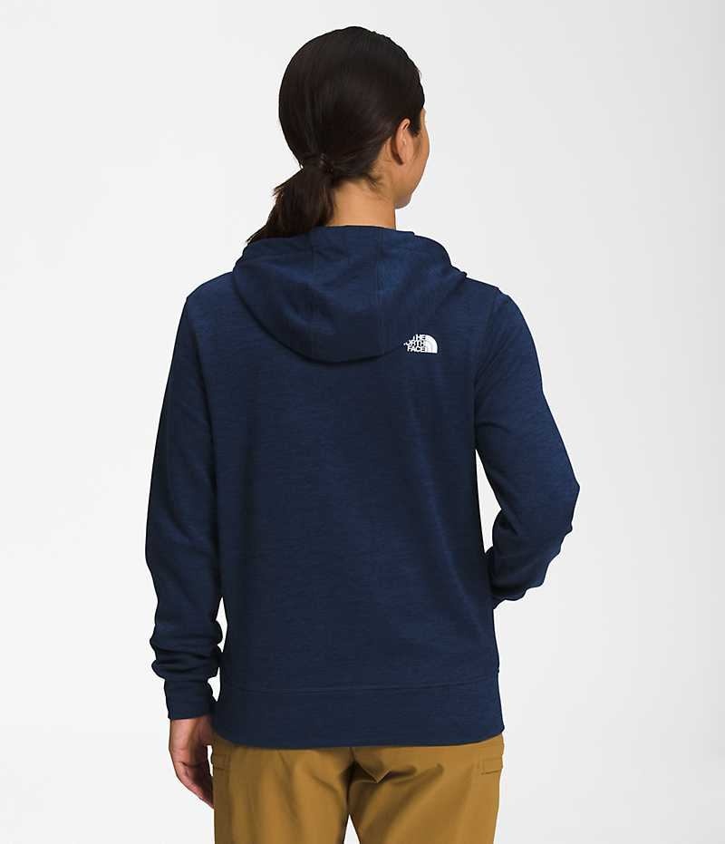 Φουτερ με Κουκουλα γυναικεια The North Face Canyonlands Pullover σκουρο μπλε | GREECE PKOWMZF