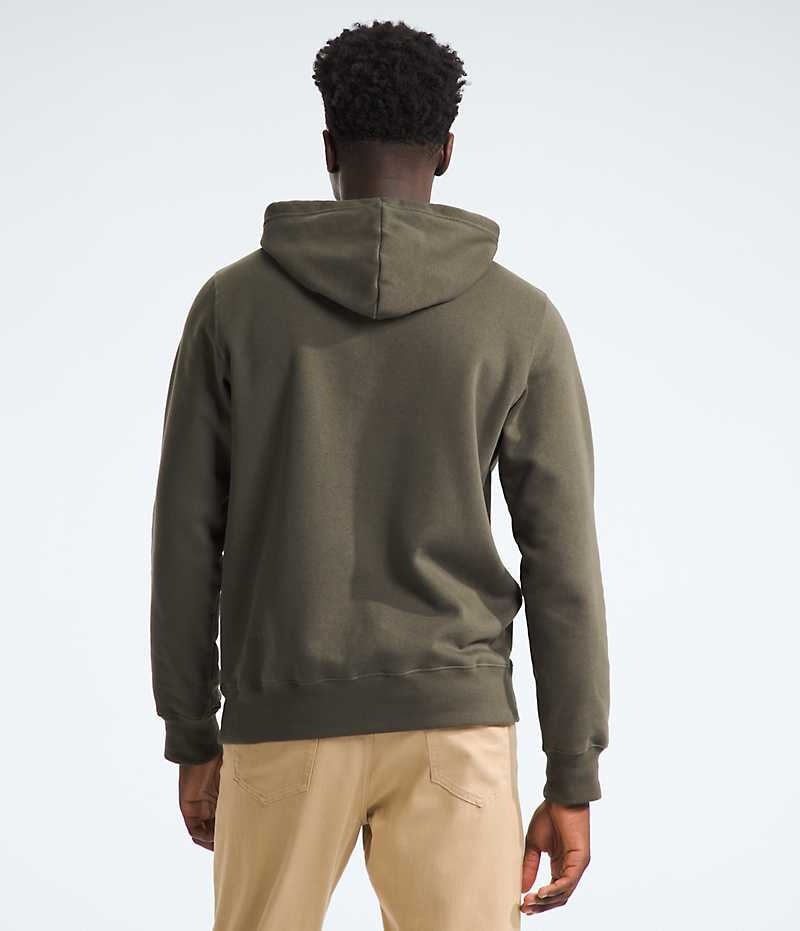 Φουτερ με Κουκουλα ανδρικα The North Face Half Dome Pullover Ελιά | ATHENS OXKWUYS