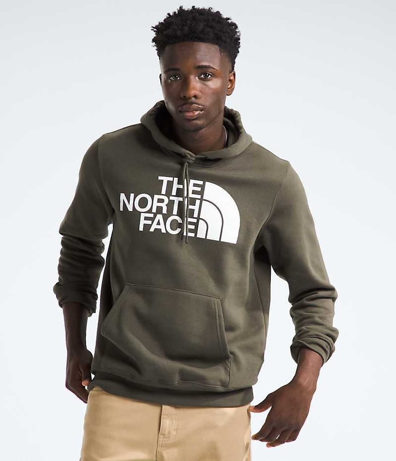 Φουτερ με Κουκουλα ανδρικα The North Face Half Dome Pullover Ελιά | ATHENS OXKWUYS