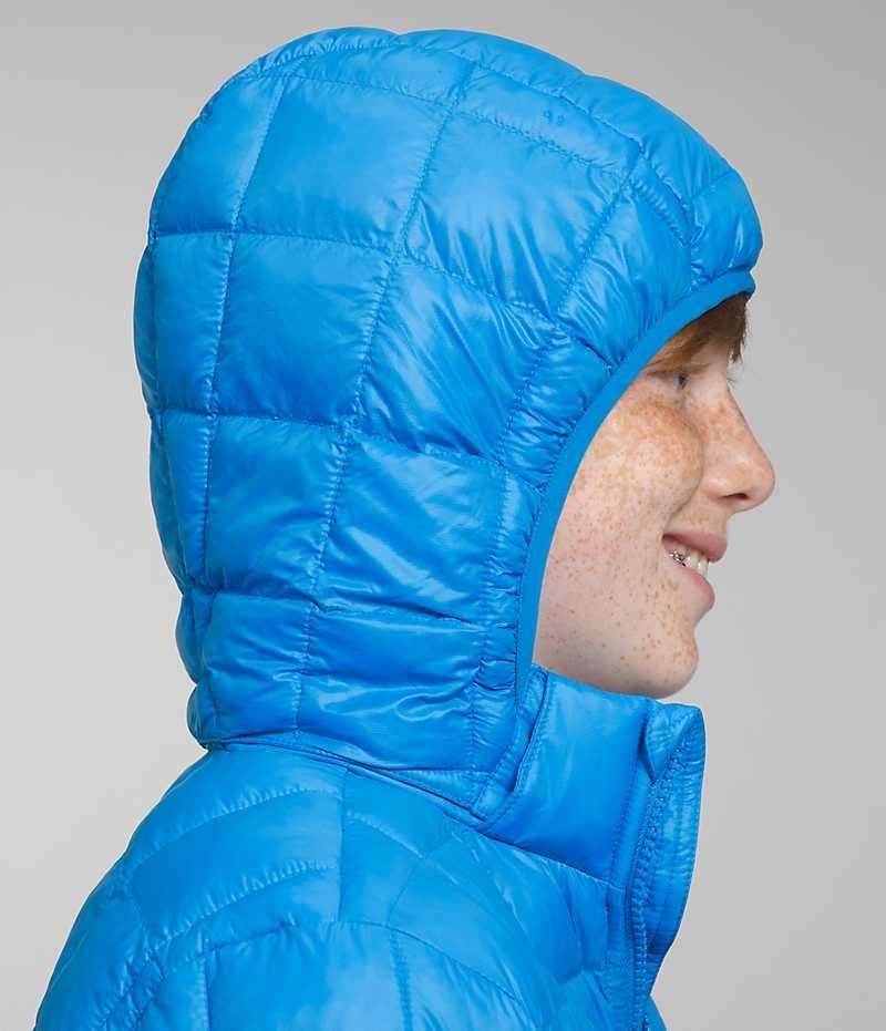 Μπουφαν Πουπουλενια για αγορια The North Face ThermoBall™ Κουκουλοφόρος μπλε | GR DQBPIYL